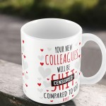 Funny Rude Colleague Leaving Gift Mug Good Luck Coworker