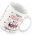 Funny Rude Colleague Leaving Gift Mug Good Luck Coworker