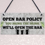 Novelty Home Bar Sign Alcohol Gift Gin Vodka Beer Gift Man Cave