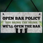 Novelty Home Bar Sign Alcohol Gift Gin Vodka Beer Gift Man Cave