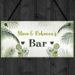 Novelty Bar Sign Personalised Tropical Sign Home Bar Pub Sign