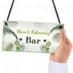 Novelty Bar Sign Personalised Tropical Sign Home Bar Pub Sign