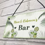 Novelty Bar Sign Personalised Tropical Sign Home Bar Pub Sign