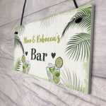 Novelty Bar Sign Personalised Tropical Sign Home Bar Pub Sign