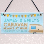 Novelty Caravan Sign Personalised Caravan Gift Funny Gift