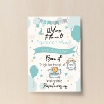 Newborn Baby Gift Baby Boy Christening Gift Print Nursery Decor