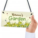 Garden Sign Personalised Gift For Garden Lover Summer House Sign