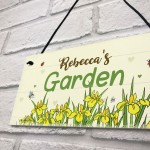 Garden Sign Personalised Gift For Garden Lover Summer House Sign