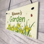 Garden Sign Personalised Gift For Garden Lover Summer House Sign