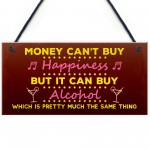 Funny Neon Effect Bar Sign Hanging Pub Sign Garden Plaque