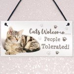 Cat Signs For Home Funny Hanging Cat House Sign Animal Cat Lover