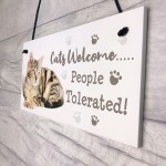 Cat Signs For Home Funny Hanging Cat House Sign Animal Cat Lover