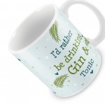 Drinking Gin & Tonic Novelty Gift Mug Friendship Gifts