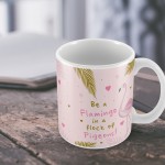 Novelty Flamingo Mug Funny Motivational Birthday Christmas Gift 