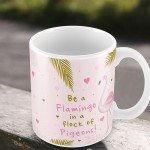 Novelty Flamingo Mug Funny Motivational Birthday Christmas Gift 