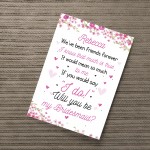 Personalised Will You Be My Bridesmaid Request Wedding Print