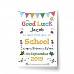 Personalised Nursery School Gift Print Good Luck Nursery Gift