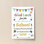 Personalised Nursery School Gift Print Good Luck Nursery Gift