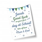 Personalised Nursery Gift Print Good Luck Gift School Nursery