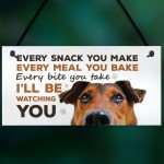 Funny Dog Sign For Home Hanging Home Kitchen Sign Funny Dog Gift