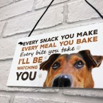 Funny Dog Sign For Home Hanging Home Kitchen Sign Funny Dog Gift