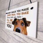 Funny Dog Sign For Home Hanging Home Kitchen Sign Funny Dog Gift