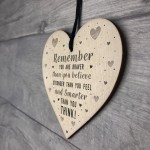 Stronger Inspirational Wooden Heart Friendship Gifts Love Signs