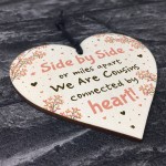 Cousin Birthday Card Gift Cousin Christmas Gift Wooden Heart