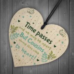 Cousin Birthday Xmas Gift Wooden Heart Plaque Gift For Boy Girl