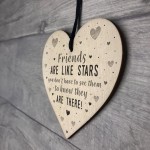 Inspirational Heart Plaque Friendship Gift Quote Friend Birthday