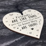 Inspirational Heart Plaque Friendship Gift Quote Friend Birthday