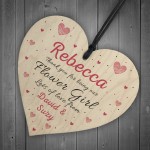 Personalised Thank You Gifts For Flower Girl Plaques Wood Heart 