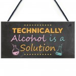 Neon Effect Funny Alcohol Gift Funny Sign For Bar Pub Garden