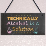 Neon Effect Funny Alcohol Gift Funny Sign For Bar Pub Garden