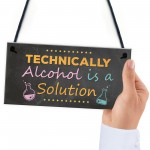 Neon Effect Funny Alcohol Gift Funny Sign For Bar Pub Garden