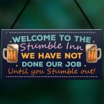 Funny Bar Sign Stumble Inn Novelty Bar Pub Signs And Plaques 