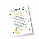Daddy Gifts From Daughter Poem Print Dad Birthday Christmas Gift