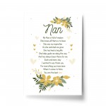 Nan Poem Print Nan Birthday Christmas Gift Print Nan Gift