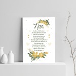 Nan Poem Print Nan Birthday Christmas Gift Print Nan Gift