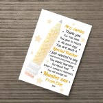 Thank You Teacher Gift Personalised Print Teaching Assistant