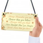 Stronger Inspirational Plaque Friendship Gifts Friendship Quote 