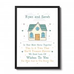 Personalised House Warming Gift First Home Gift Framed Print