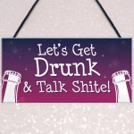 Funny Bar Sign For Garden Home Bar ManCave Alcohol Beer Gin Gift