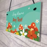 Personalsied Any Name Text Fairy Garden Hanging Plaque Sign Shed