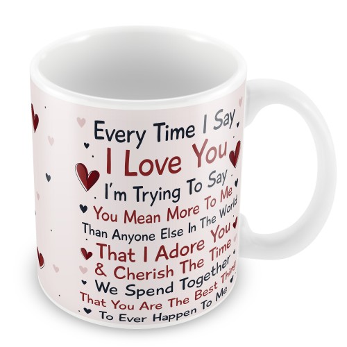 Anniversary Gift For Husband Wife Boy Girl Valentines Gift Mug