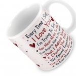 Anniversary Gift For Husband Wife Boy Girl Valentines Gift Mug