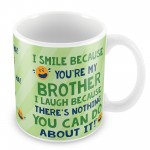 Funny Brother Mug Birthday Christmas Gift From Brother Sister