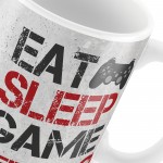 Eat Sleep Game Gaming Mug Gamer Gift Playstation Inspired Gift