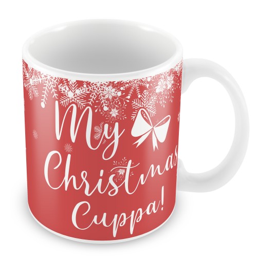 My Christmas Cuppa Novelty Christmas Ceramic Funny Mug Novelty