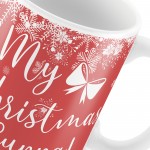 My Christmas Cuppa Novelty Christmas Ceramic Funny Mug Novelty